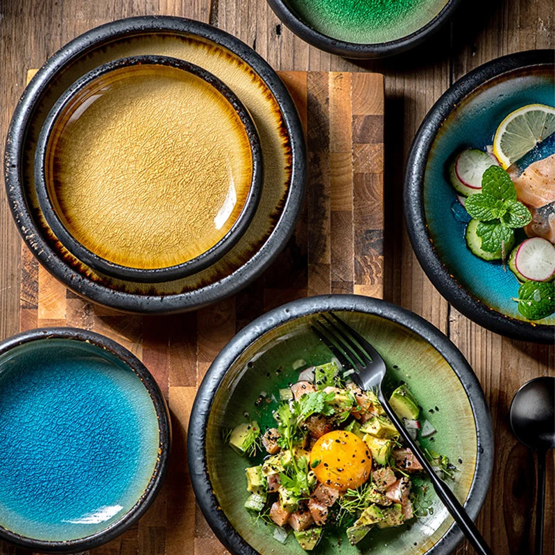 Colorful&Glassy Plates